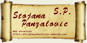 Stojana Panzalović vizit kartica